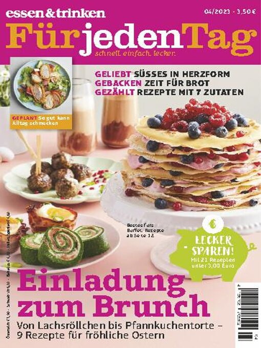 Title details for essen&trinken für jeden Tag by DPV Deutscher Pressevertrieb - Available